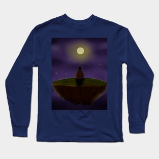 Sad man on Sky Island Long Sleeve T-Shirt